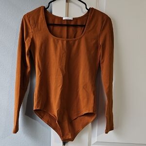 Burnt Brown/Orange Bodysuit